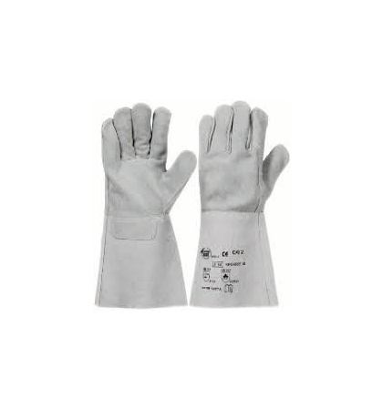 Краги кожаные серые размер 14