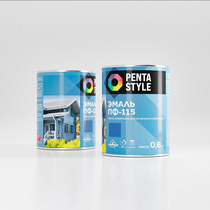 Эмаль ПФ-115 PentaStyle алкидная универсальная синяя 0,8кг