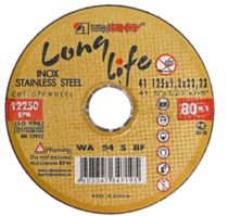 Круг армированный отрезной 150х1,2х22мм (нерж) LugaAbrasiv LongLife