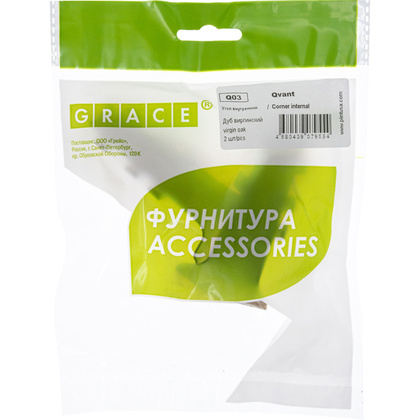 Угол внутр. Qvant Q03 Дуб виргинский (2шт)