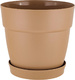 Горшок цветоч., Villa de Fiori, 1,1л, D130мм, молочный шоколад