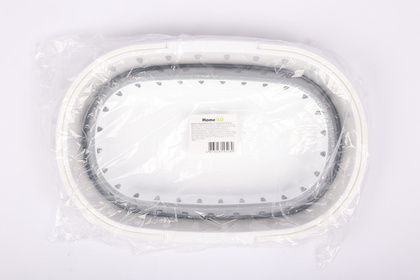 Корзина силиконовая для белья с ручками (50,5*33*20см)