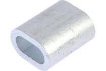 Наконечник троса алюм.DIN 3093 8мм 1 шт