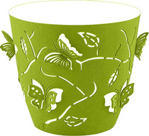 Горшок для цветов Butterflies, 1,4л, D145мм, лиственно-зеленый