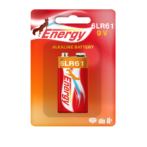 Батарейка 6LR61/Крона Energy-6LR61-BL-1