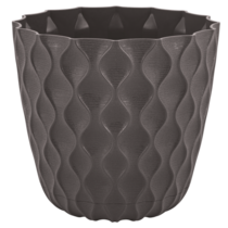 Горшок д/цветов Wave(InGreen), 1,4л, D145мм, горький шоколад