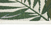 Ковер-циновка Borneo 80х150 см пальма белый 8969-4-80150