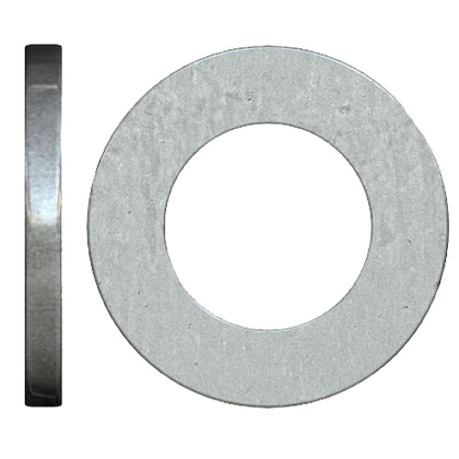 Шайба плоская М14 оцинкованная, 30 шт