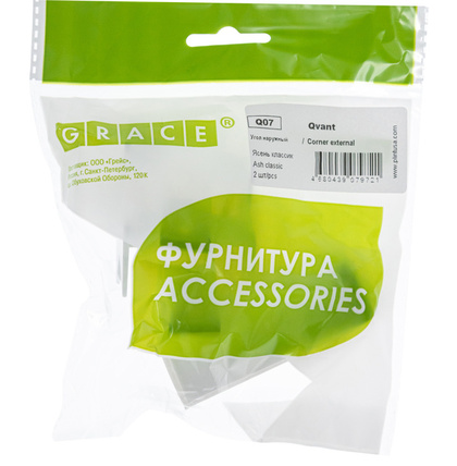 Угол наружн. Qvant Q07 Ясень классик (2шт)