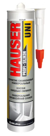 Герметик силиконовый универсальный Hauser UNI белый 260мл