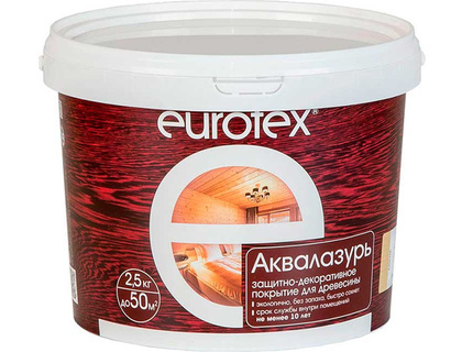 Защитно-декоративный состав Eurotex Аква (2.5кг, палисандр)
