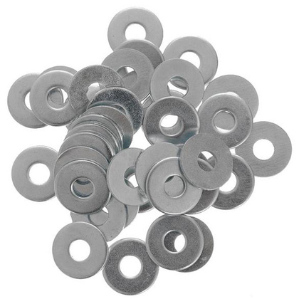 Шайба плоская диаметр 4 оцинкованная, 100 штук