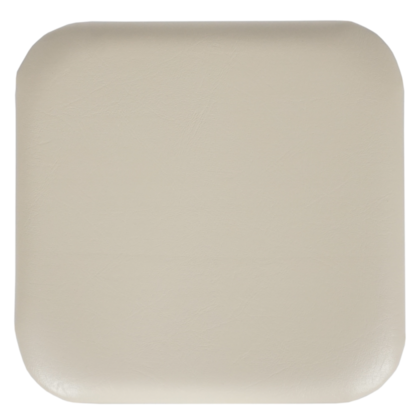 Табурет квадратный Пенек крепкий 224 с ЛДСП, серый, цвет сиденья ваниль