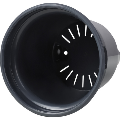 Кашпо Терра 3,57л. антрацит 13,8х13,95х13,95