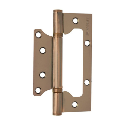 Петля дв. 125 универс.накладн.без врезки медь без колп. (2шт) NORA-M