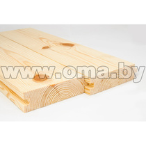 Доска пола 27х109х2000 мм, сорт АВ, хвоя