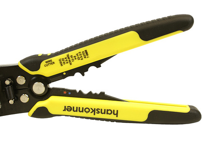 Щипцы(стриппер) для зачистки электропроводов 210мм, Hanskonner HK1020-01-W210