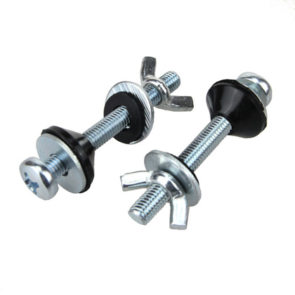 Крепление бачка к унитазу с гайкой барашек М8 (комплект 2 шт.), MP