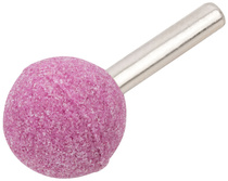 Шарошка абразивная по мет.хв.6 мм сфера 25мм FIT