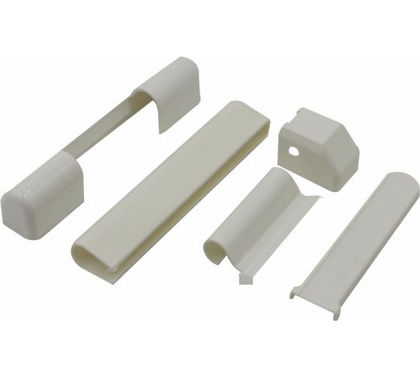 Комплект декор накладок для петель окон ПВХ арт У1-5709 Левша