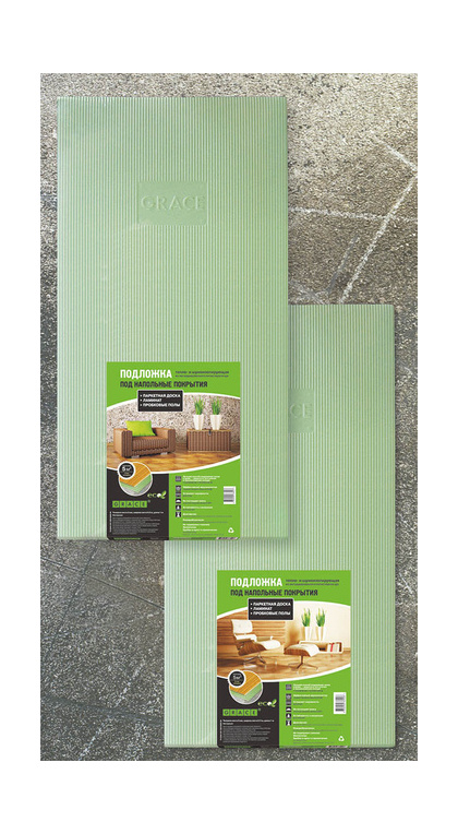 Подложка листовая 5мм GRACE 1000x500мм(5м2/уп)