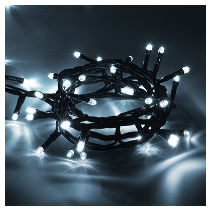 Электрогирлянда Нить VEGAS 30м, 300 холодных LED ламп, арт. 55072