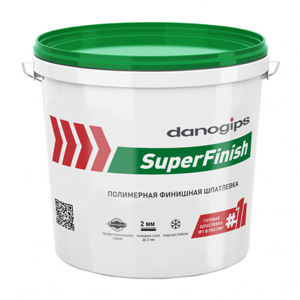 Шпатлевка финишная DANOGIPS SuperFinish 3л