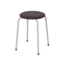 Табурет круглый Пенек легкий 180 с ЛДСП, серый, цвет сиденья коричневый (v.000 с ЛДСП)