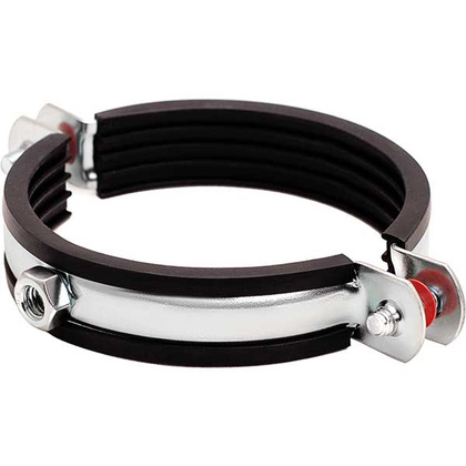 Хомут сантехнический (87-94мм) 3 цинк с гайкой М8 РФ