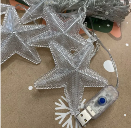 Гирлянда Калядны час 2,5х1,2 м, 120 LED, теплый белый, арт. MUJ23040318