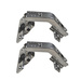Петля slide-on Lemax prof2pcs-M404 без доводчика для складных дверей, 135 градусов (2 шт.)