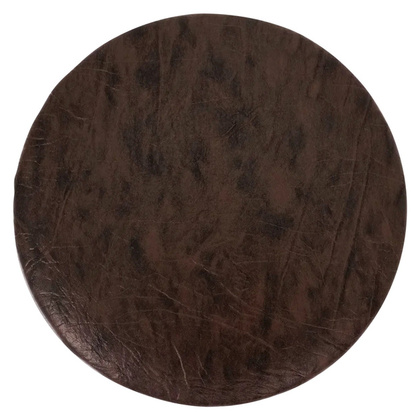 Табурет круглый Пенек легкий 180 с ЛДСП, серый, цвет сиденья коричневый (v.000 с ЛДСП)