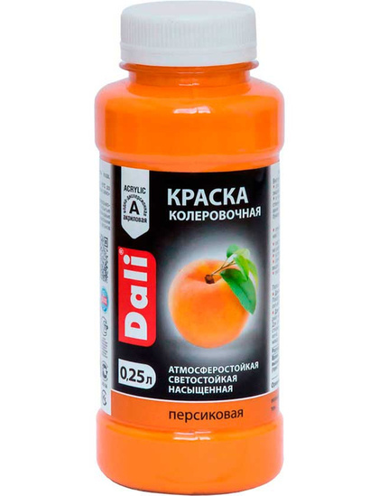 Краска колеровочная DALI Персиковая 0.25 л