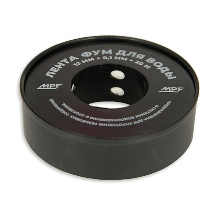 Лента ФУМ для воды MPF 12 мм х 0,1 мм х 20 м