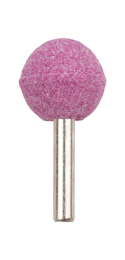 Шарошка абразивная по мет.хв.6 мм сфера 25мм FIT