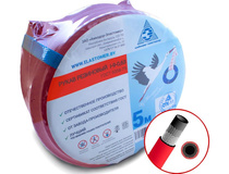 Рукав (шланг) Iкл. д/горюч.газов 9,0мм красный (бух-5м.п) РБ