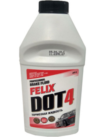 Тормозная жидкость FELIX DOT-4 455г