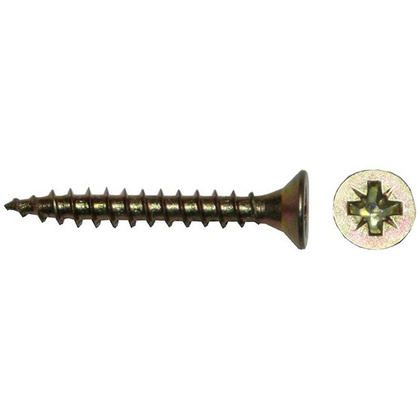 Шуруп оцинкованный по дереву 3,5х45 мм, 100 шт