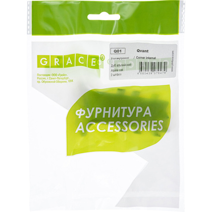 Угол внутр. Qvant Q01 Дуб альпийский (2шт)