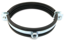 Хомут сантехнический(107-116мм) 4 цинк с гайкой М8 РФ