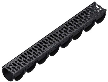 Лоток водоотводный S'park ЛВ-10.14.10-ПП пл. с реш. чуг. 088203