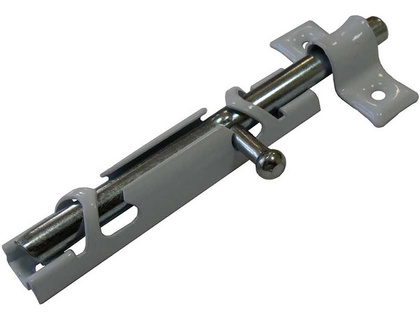 Задвижка ЗТ-12 накладная белая