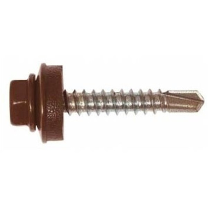 Шуруп кров. 5,5х19 RAL 8017 шоколадный (50шт)