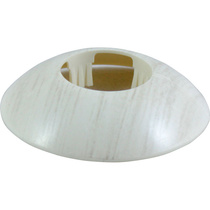 Розетты напольные/обвод ПВХ для труб d-26 Береза (2 шт)