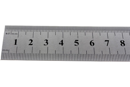 Линейка 400х28мм нержавеющая FIT IT