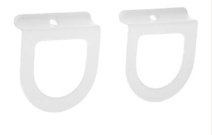 Ручка москитной сетки металл белый, 2 шт