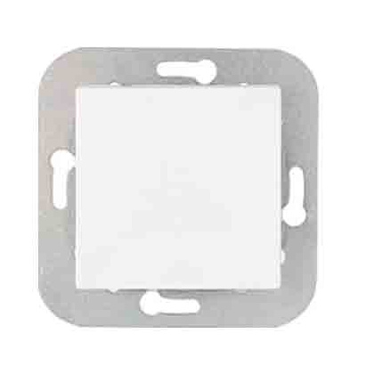 INA бел. Выключатель 1-кл. прох. С6 10-553 (без рамки), ОККО