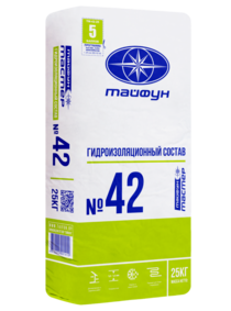 Гидроизоляционный состав Тайфун Мастер №42 25 кг