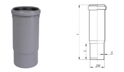 Компенсационный патрубок HTL ф110мм OSTENDORF (115800)
