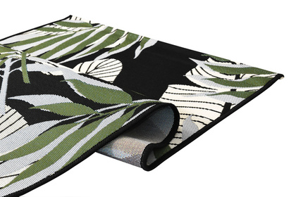 Ковер-циновка Borneo 120х170 см чёрный белый 6956-3-120170